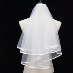 Voile De Mariée Avec Peigne -Soiree Blanche Boutique 0 931591