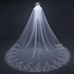 Voile De Mariée Blanc -Soiree Blanche Boutique 0 ac71d3