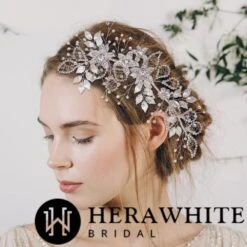 Serre Tête De Mariée Feuille D’Or -Soiree Blanche Boutique 11988a5479