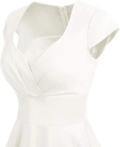 Robe De Cocktail Blanche -Soiree Blanche Boutique 1723192705 515H7SIxIL. AC SL1500