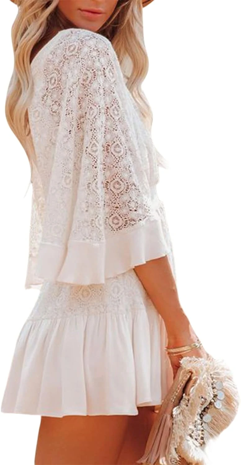 Robe Courte Blanche Dentelle Robe Courte Blanche Dentelle -Soiree Blanche Boutique 1723195470 61G5hr4nebL. AC SL1500