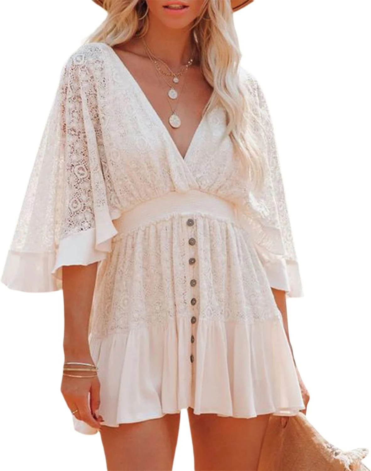 Robe Blanche Dentelle Courte Robe Blanche Dentelle Courte -Soiree Blanche Boutique 1723196913 61MJiIRhNpL. AC SL1500