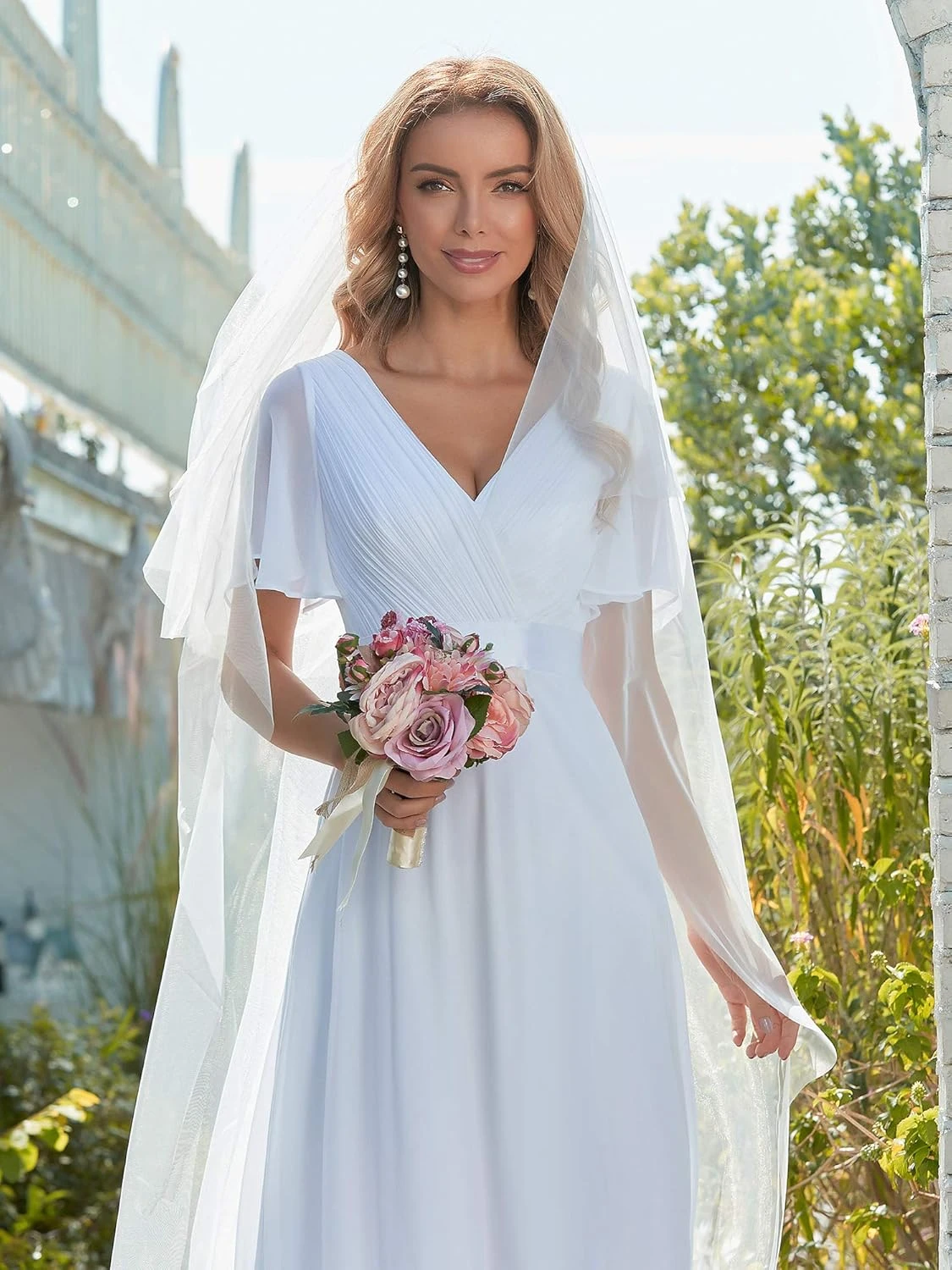 Robe De Mariée Courte Volumineuse Blanche Robe De Mariée Courte Volumineuse Blanche -Soiree Blanche Boutique 1723314922 8102irgjnBL. AC SL1500