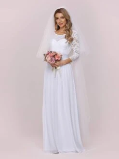 Robe De Mariée Fluide Courte Blanche 8 Robe De Mariée Fluide Courte Blanche -Soiree Blanche Boutique 1723316912 61ece MRWKL. AC SL1500