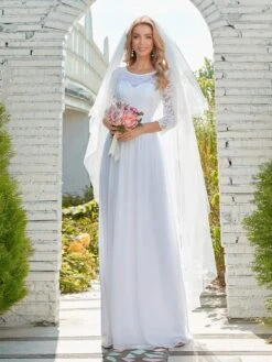 Robe De Mariée Fluide Courte Blanche 9 Robe De Mariée Fluide Courte Blanche -Soiree Blanche Boutique 1723316915 817LUhGYNVL. AC SL1500