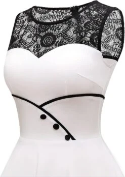 Robe De Mariée Courte Avec Laçage Blanche 8 Robe De Mariée Courte Avec Laçage Blanche -Soiree Blanche Boutique 1723318877 71T4vLOPtHS. AC SL1500