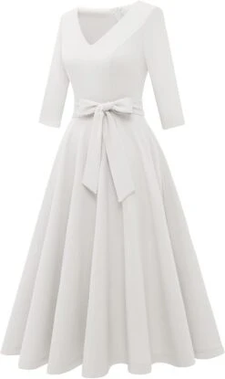 Robe De Mariée Courte Brillante Blanche -Soiree Blanche Boutique 1723320201 510qZ7weerL. AC SL1500