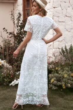 Robe De Mariée Courte Chic Et Sobre Blanche -Soiree Blanche Boutique 1723322190 717ucvsEOL. AC SL1500