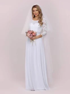Robe De Mariée Empire Avec Perles Blanches -Soiree Blanche Boutique 1723407203 61ece MRWKL. AC SL1500
