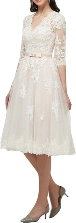 Robe De Mariée Princesse Manches Fendues Blanche -Soiree Blanche Boutique 1723707204 51rRGlQ3JeS. AC SL1302
