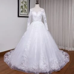 Robe De Mariée Fendue Avec Ceinture Tissu -Soiree Blanche Boutique 1723931539 61amHk0yxYL. AC SL1000