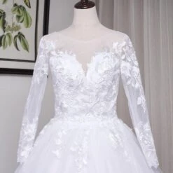 Robe De Mariée Fendue Avec Ceinture Tissu -Soiree Blanche Boutique 1723931542 61NUVUL4kuL. AC SL1000