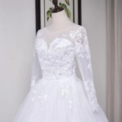 Robe De Mariée Fendue Avec Ceinture Tissu -Soiree Blanche Boutique 1723931544 51u4ybjPsXL. AC SL1000