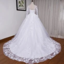 Robe De Mariée Fendue Avec Ceinture Tissu -Soiree Blanche Boutique 1723931546 612i44VW 5L. AC SL1000