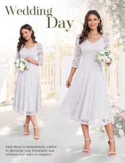 Robe De Soirée Blanche Mi Longue -Soiree Blanche Boutique 1724066804 81yvBnJL7mL. AC SL1500