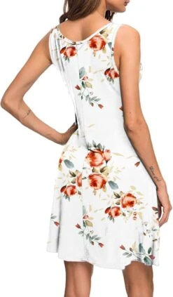 Robe Blanche Courte Boheme -Soiree Blanche Boutique 1724078179 61rUlG3z91L. AC SL1500