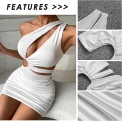 Robe Cocktail Courte Blanche 5 Robe Cocktail Courte Blanche -Soiree Blanche Boutique 1724137949 71HPckq54JL. AC SL1500