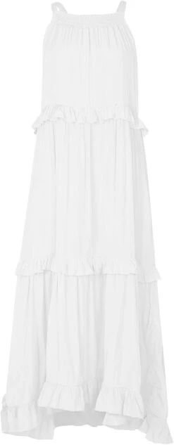 Robe Blanche Évasée Longue -Soiree Blanche Boutique 1724152970 51jRCAelcsL. AC SL1500
