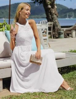 Robe De Soirée Longue Dentelle Blanche -Soiree Blanche Boutique 1724167938 81yrVMb4A2L. AC SL1500