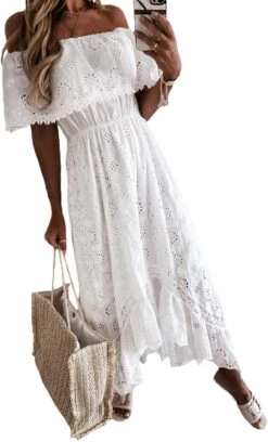 Robe Blanche Style Boheme -Soiree Blanche Boutique 1724495052 71EcDlZk6xL. AC SL1500