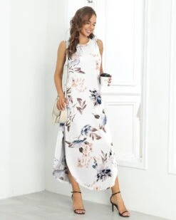 Robe Longue Fluide Blanche -Soiree Blanche Boutique 1724743134 71mdsbwvBQL. AC SL1500