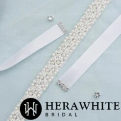 Ceinture De Mariée Perlée 5 Ceinture De Mariée Perlée -Soiree Blanche Boutique 24b4f194d6