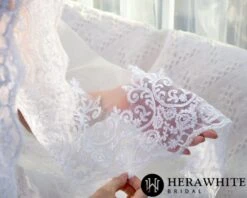 Long Voile De Mariée Dentellé 8 Long Voile De Mariée Dentellé -Soiree Blanche Boutique 2570834cc9