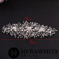 Serre-tête De Mariage Vintage -Soiree Blanche Boutique 298684cac7