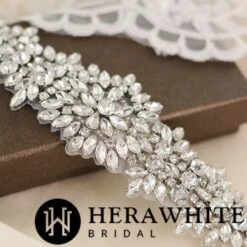 Ceinture De Mariée Princesse Cristaux Scintillants -Soiree Blanche Boutique 3155188bf4