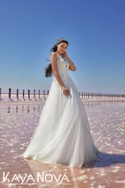 Robe De Mariée Princesse Simple Blanche 5 Robe De Mariée Princesse Simple Blanche -Soiree Blanche Boutique 344A2002