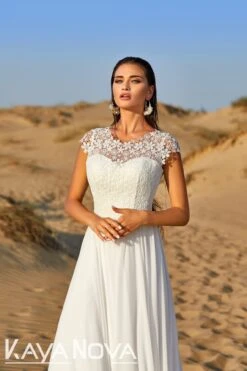 Robe De Mariée Dentelle A Bustier -Soiree Blanche Boutique 344A4477