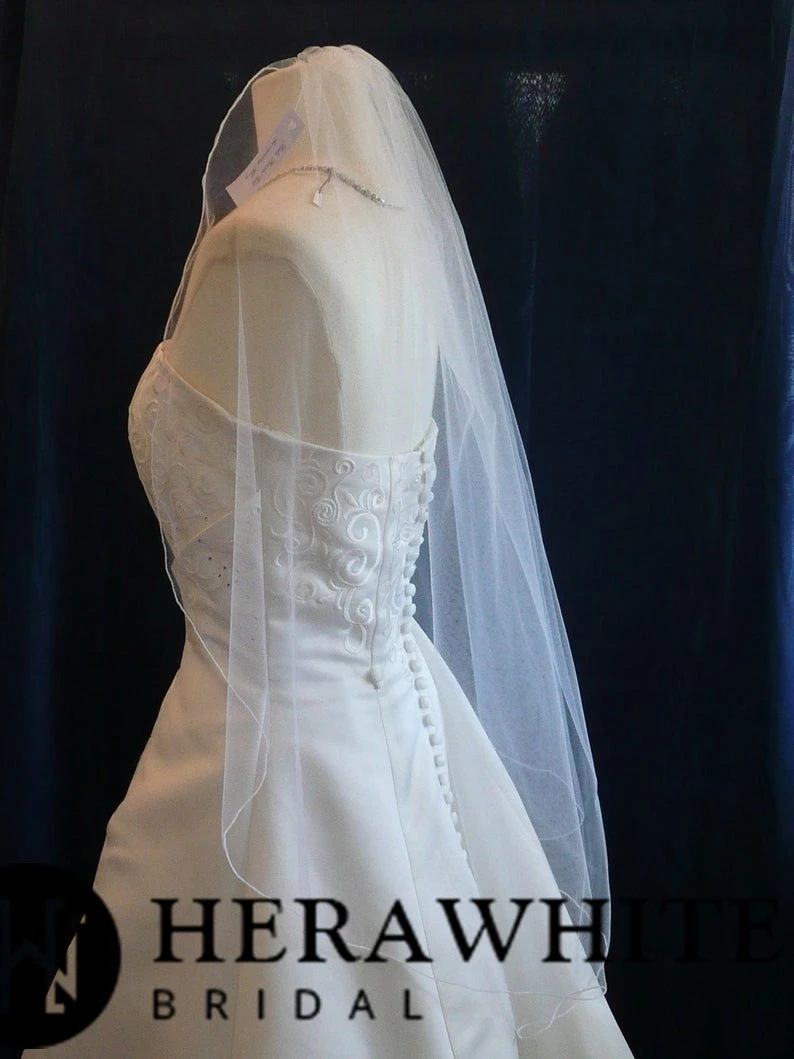 Voile de Mariée Court Voile De Mariée Court -Soiree Blanche Boutique 34c1d8aa82