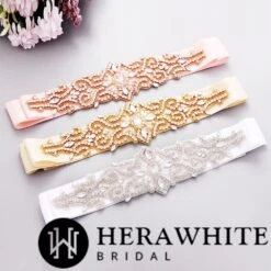 Ceinture De Mariage Glamour A Cristaux -Soiree Blanche Boutique 35182fbd1f