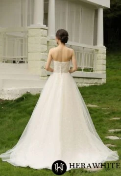 Robe De Mariée Princesse Bustier Et Dentelle 8 Robe De Mariée Princesse Bustier Et Dentelle -Soiree Blanche Boutique 3579236732