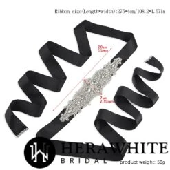 Ceinture De Mariage Glamour A Cristaux -Soiree Blanche Boutique 3732c66894