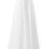 Robe Fourreau Longue Blanche