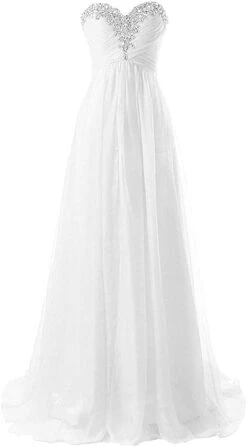 Robe Fourreau Longue Blanche