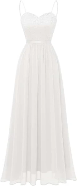 Robe De Mariée Fourreau Avec Bretelles En Dentelle Florale