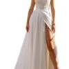 Robe De Mariée Bohème Blanche 2 Robe De Mariée Bohème Blanche -Soiree Blanche Boutique 41hmxFrlo9L. AC SY550