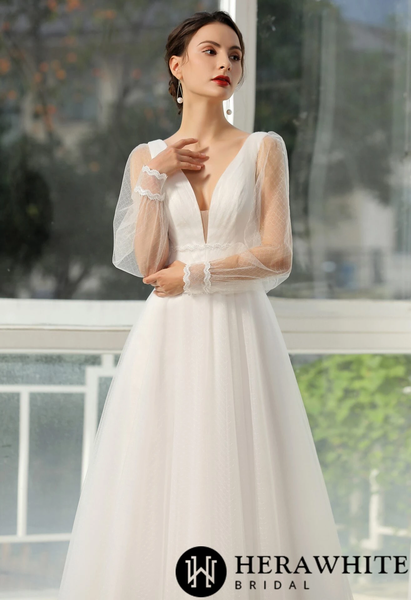 Robe De Mariée Manche Longue Blanche Robe De Mariée Manche Longue Blanche -Soiree Blanche Boutique 47da85fd39