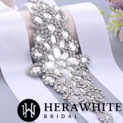 Ceinture De Mariage Cristaux -Soiree Blanche Boutique 4b5badc6f4