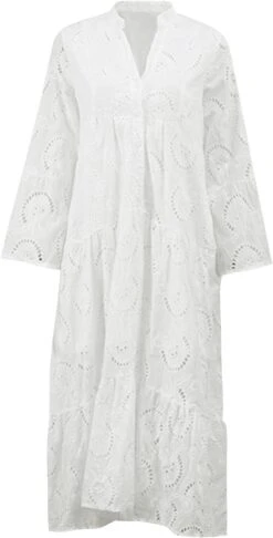 Robe Longue Blanche Coton Dentelle 4 Robe Longue Blanche Coton Dentelle -Soiree Blanche Boutique 510wQz1WdyL. AC SL1500