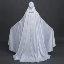 Robe Cape Longue Blanche -Soiree Blanche Boutique 514LsTfL7wL. AC SL1001