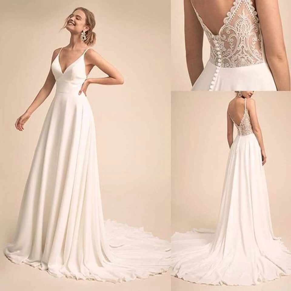 Robe De Mariée Dentelle Dos Nu Robe De Mariée Dentelle Dos Nu -Soiree Blanche Boutique 51733LYa8L. AC UL960 QL65