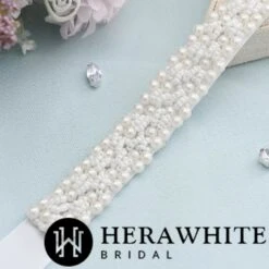 Ceinture De Mariée Perlée 4 Ceinture De Mariée Perlée -Soiree Blanche Boutique 517ed6a828