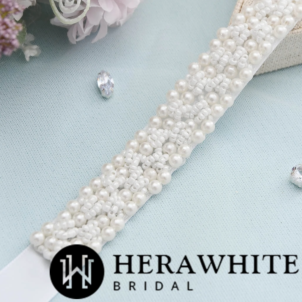 Ceinture de Mariée Perlée Ceinture De Mariée Perlée -Soiree Blanche Boutique 517ed6a828