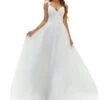 Robe De Bal Princesse Avec Dentelle Florale Et Paillettes -Soiree Blanche Boutique 517fQ2SOXyL. AC SL1500