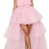 Robe De Bal à Corsage Perlé Avec Jupe En Tulle Et Volants Brillants 1 Robe De Bal à Corsage Perlé Avec Jupe En Tulle Et Volants Brillants -Soiree Blanche Boutique 51APL84DoBL. AC UL960 QL65
