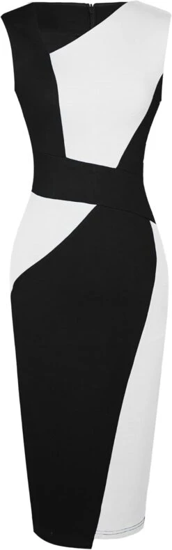 Robe De Soirée Noire Et Blanche -Soiree Blanche Boutique 51BlYdEk5eL. AC SL1500