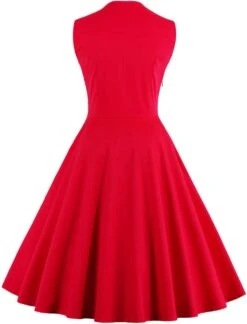 Robe Cocktail Rouge Et Blanche -Soiree Blanche Boutique 51FNuWM4uzL. AC SL1500